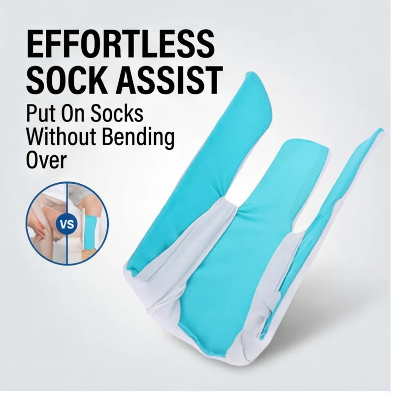 No Bending Sock Aid Device for Seniors Disabled Pregnant Sock Helper Aid Tool Sock Assistant Device image 6