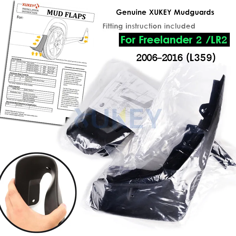 Front Rear Mudflaps For Land Rover Lr2 Freelander 2 2006 2008 2009 2010 2011 2012 2013 2014 2015 Splash Guards Fender Mu image 4