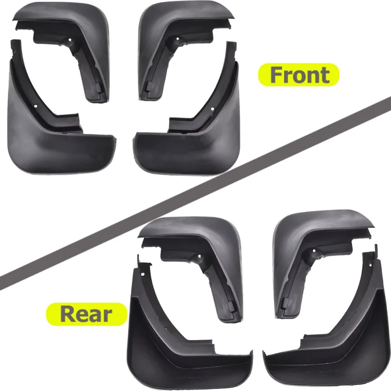 For AUDI A6 C6 2006 - 2010 2007 2008 2009 Car Front Rear Mudguards Fender Flares Splash Guards Mud Flaps Accessories - image 2