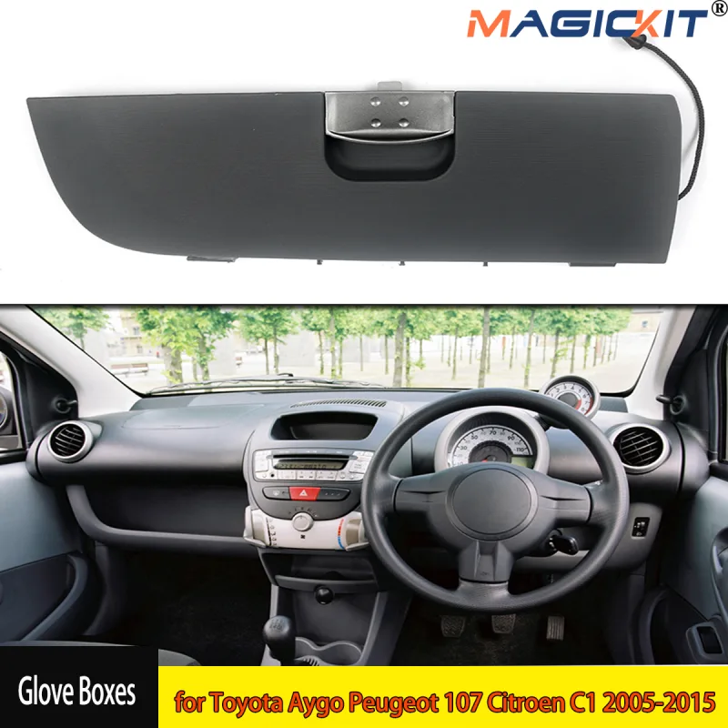 RHD Glove Box Lid Cover for Toyota Aygo Peugeot 107 Citroen C1 2005-2015 for Right Hand Drive Vehicles Free Shipping image 1
