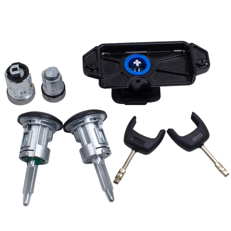 Front FOR FORD TRANSIT MK7 2006-2011 DOOR KEYS LOCK SET HORSESHOE KEYS 4874508 image 1