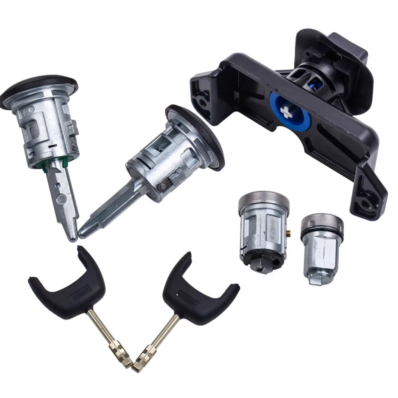 Front FOR FORD TRANSIT MK7 2006-2011 DOOR KEYS LOCK SET HORSESHOE KEYS 4874508 image 2