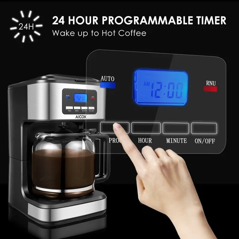 Yabano Programmable 1.5L Filter Coffee Maker image 6