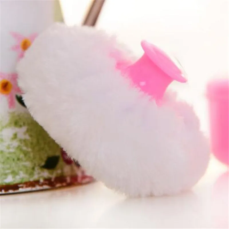 New High Quality Baby Soft Face Body Cosmetic Powder Puff talcum powder Sponge Box Case Container 1PCS Wholesale image 6