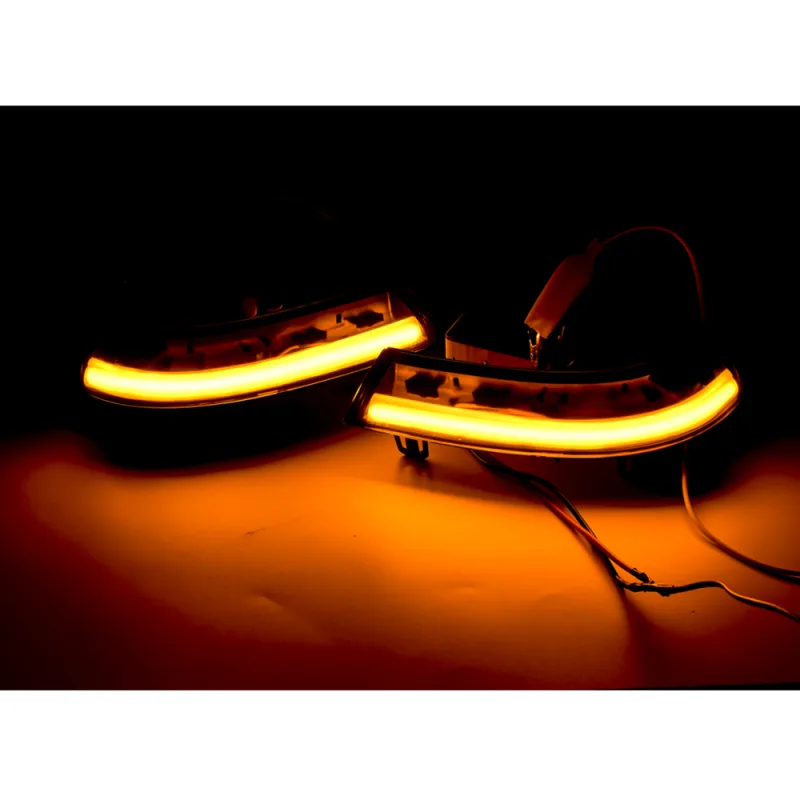 2PC Car LED Lights Rearview Mirror Indicator Blinker Repeater Light For VW Golf GTI 5 Passat 5.5 6 Dynamic Turn Signal Lamp detail 8