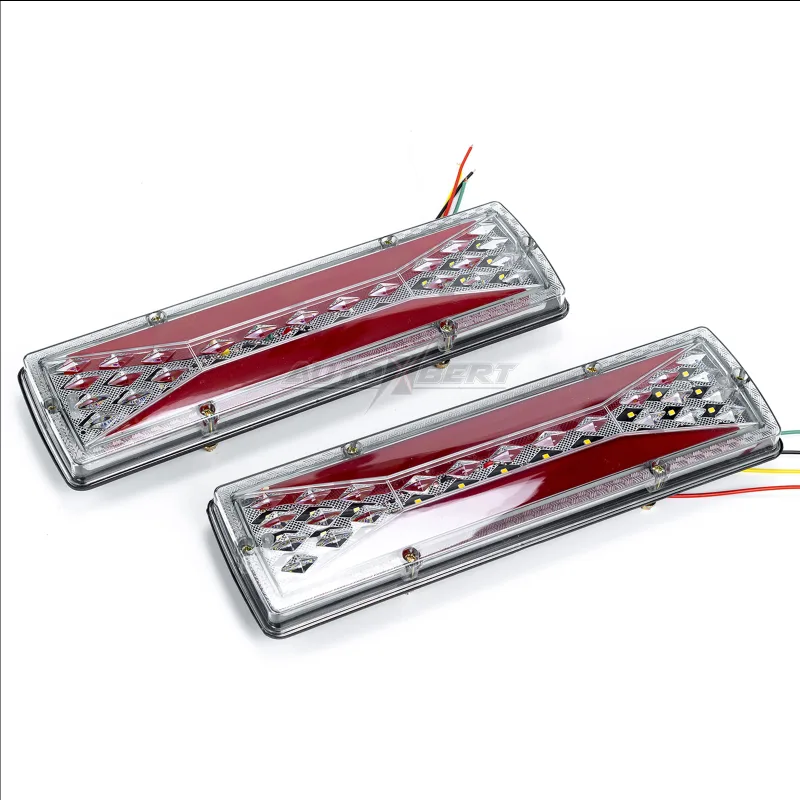 2x LED Trailer Lights Tail Lamp Stop Brake Dynamic Indicator 12V Camper UTE ADR Rear Fog Running Light Reversing Light Assembly detail 7
