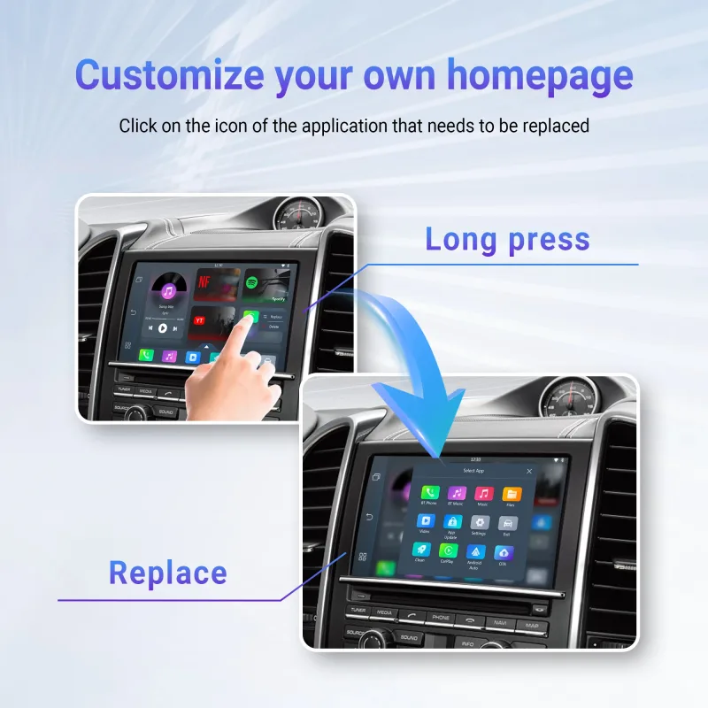 Ottocast Play2Video Pro Wireless CarPlay Wireless Android Auto Adap...