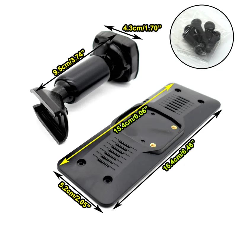 Car Interior Rear View Mirror DVR Driving Recorder Bracket GPS Video Recording Back Plate Panel Instead Of Strap Rearvie image 5