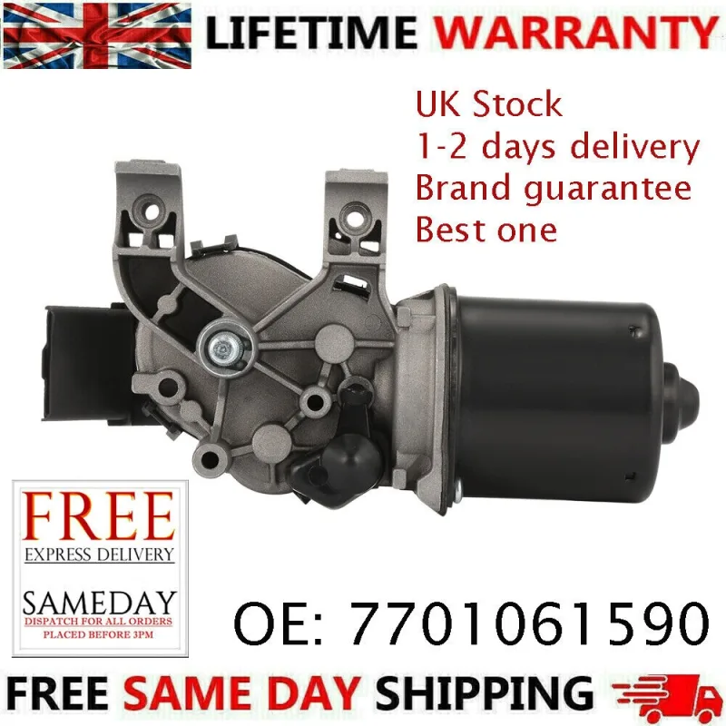 For Renault Clio MK3 2005-2012 Front Windscreen Wiper Motor 7701061590 UK Seller image 1