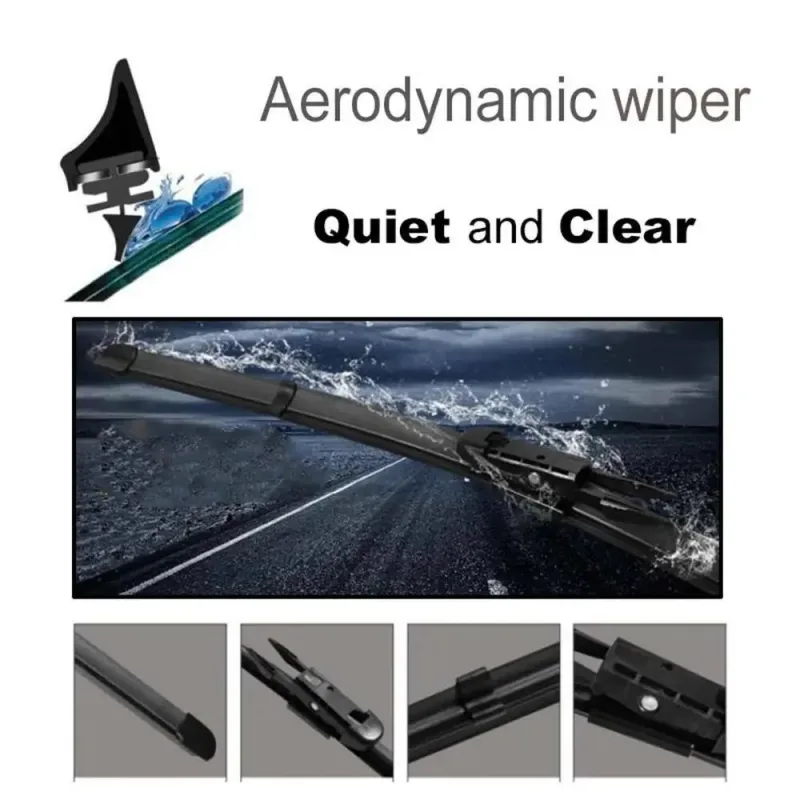 Front Windscreen Wiper Blades Set Fit For Vauxhall Zafira MK II 2005 - 2014 UK image 3