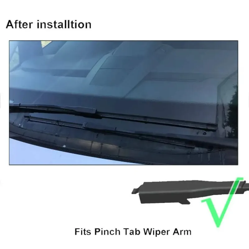 Front Windscreen Wiper Blades Set Fit For Vauxhall Zafira MK II 2005 - 2014 UK image 6