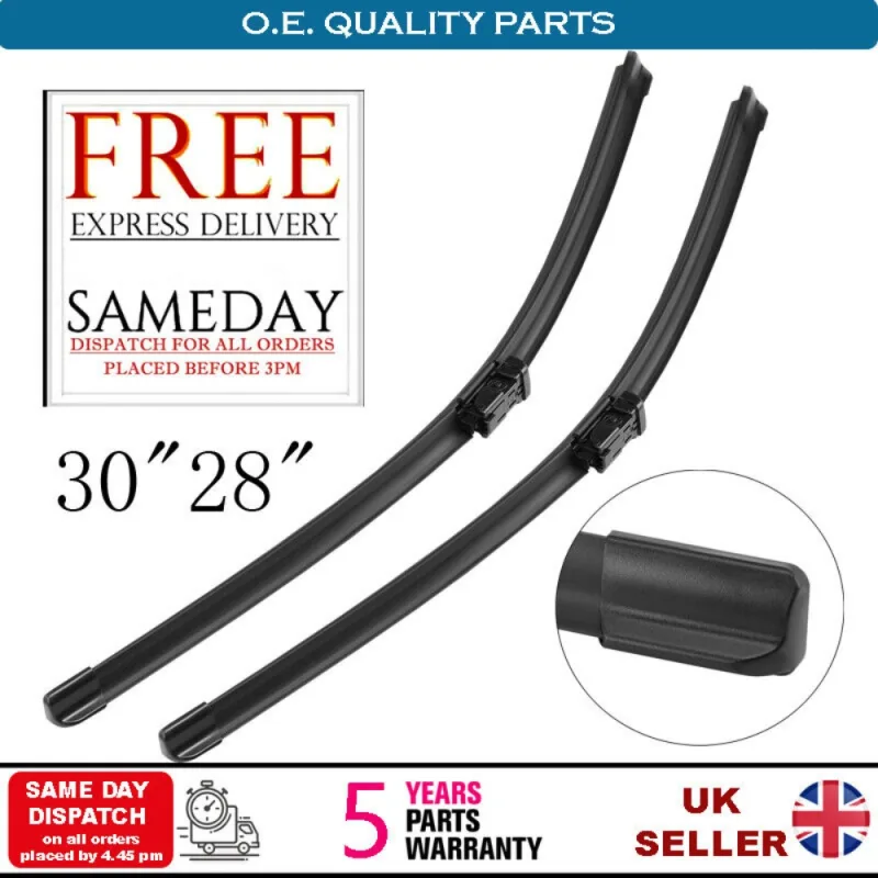 FIT Ford Transit Custom Front Windscreen Wiper Blades 2012-2021 EXACT FIT UK image 1