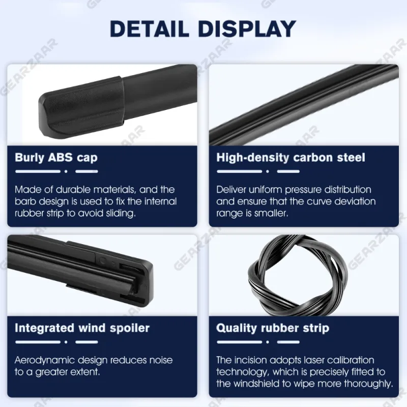 FIT Ford Transit Custom Front Windscreen Wiper Blades 2012-2021 EXACT FIT UK image 4