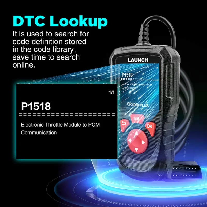 LAUNCH X431 CR3008 PLUS Full OBD2 Diagnostic Tools Car OBD OBD2 Automotive Scanner Check Engine Battery Free Update Onli image 6