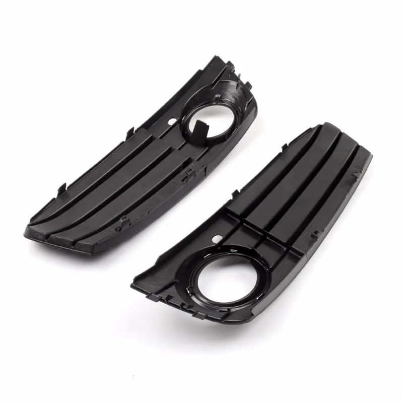 Areyourshop Matte Black Euro Front Bumper Fog Light Grille Cover for Audi A4 A4L B8  2009-2011 8KD80768101C Car Accessor image 3
