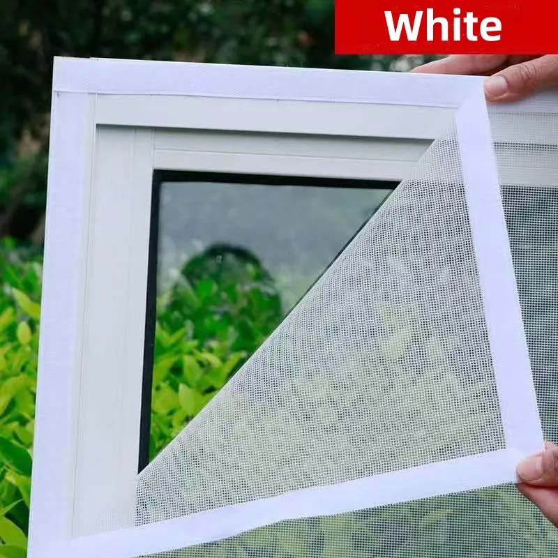 Summer mosquito proof door and window screens, available in various sizes (white) image 3