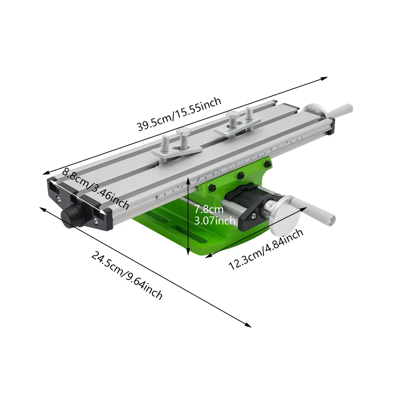 Mini Multifunction Drilling&Milling Machine Worktable Drill Vise Fixture Table Machine Tool for Bench Drilling Cross Sli image 3