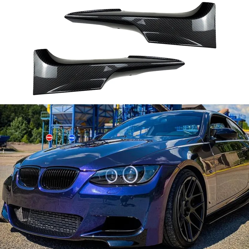 For BMW 3 Series E92 E93 M-Tech 2006-2009 Coupe 2-Door Front Bumper Side Splitter Cover Car Air Vent Intake Lower Spoile image 1