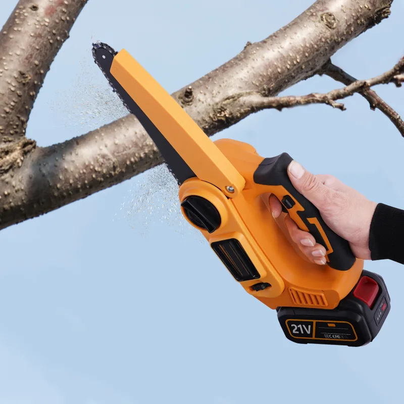 Brushless Mini Chainsaw Handheld Electric Chainsaw for Wood Cutting and Trimming image 3