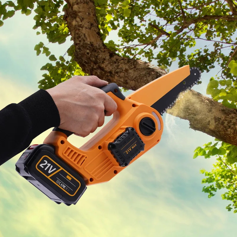 Brushless Mini Chainsaw Handheld Electric Chainsaw for Wood Cutting and Trimming image 4