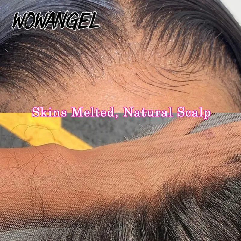 Wowangel 13x4 HD Lace Frontal Straight Human Hair image 6
