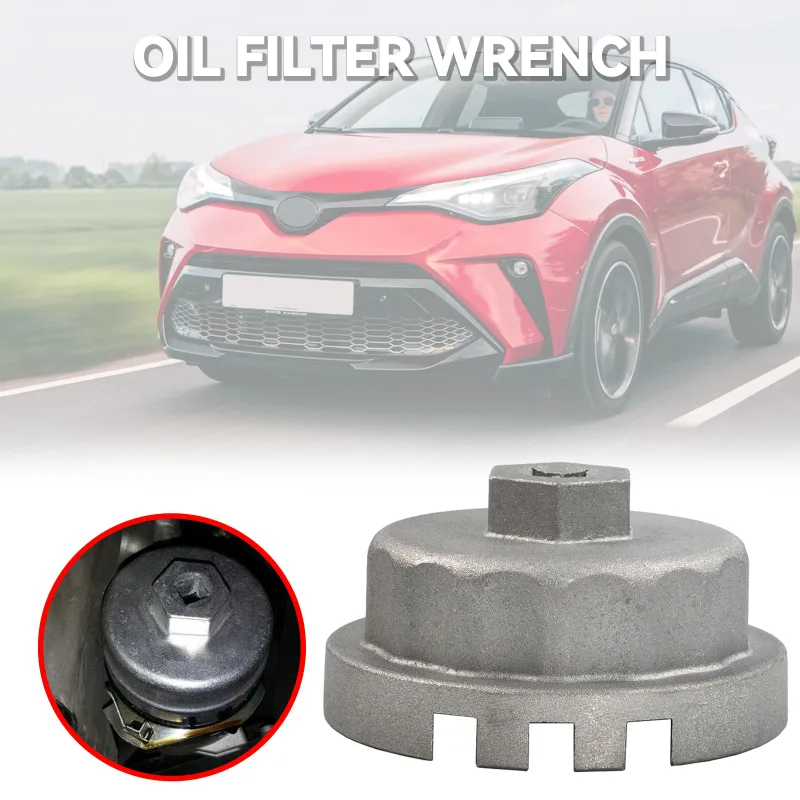 1Pc Car Oil Filter Wrench 14 Flutes Air Filter Tools Car Accessories Repair Parts For Toyota Rav4 Auris Lexus GS300 GS46 image 6