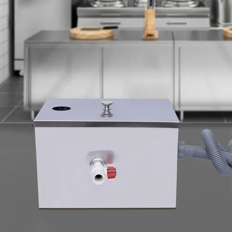 Grease Trap Interceptor Stainless Steel Waste Water Fat Separator Oil Separator for Kitchen image 2