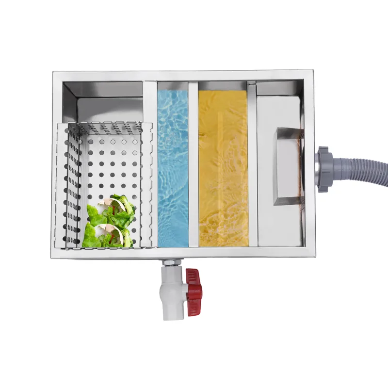 Grease Trap Interceptor Stainless Steel Waste Water Fat Separator Oil Separator for Kitchen image 4