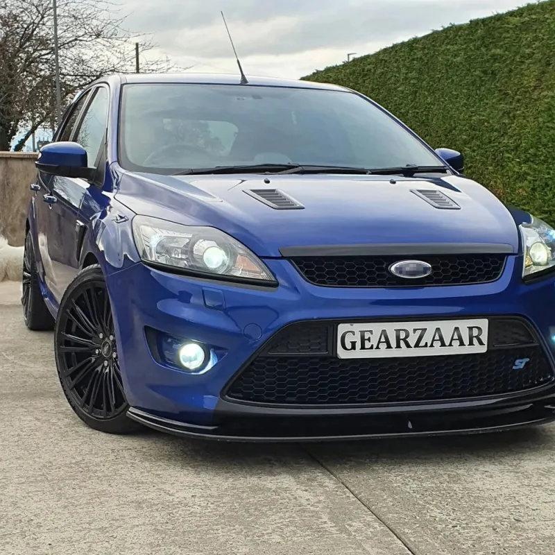 FOR FORD FOCUS MK2.5 MK2 RS ST STYLE SPORT GLOSS BLACK HONEYCOMB FRONT TOP GRILL image 3