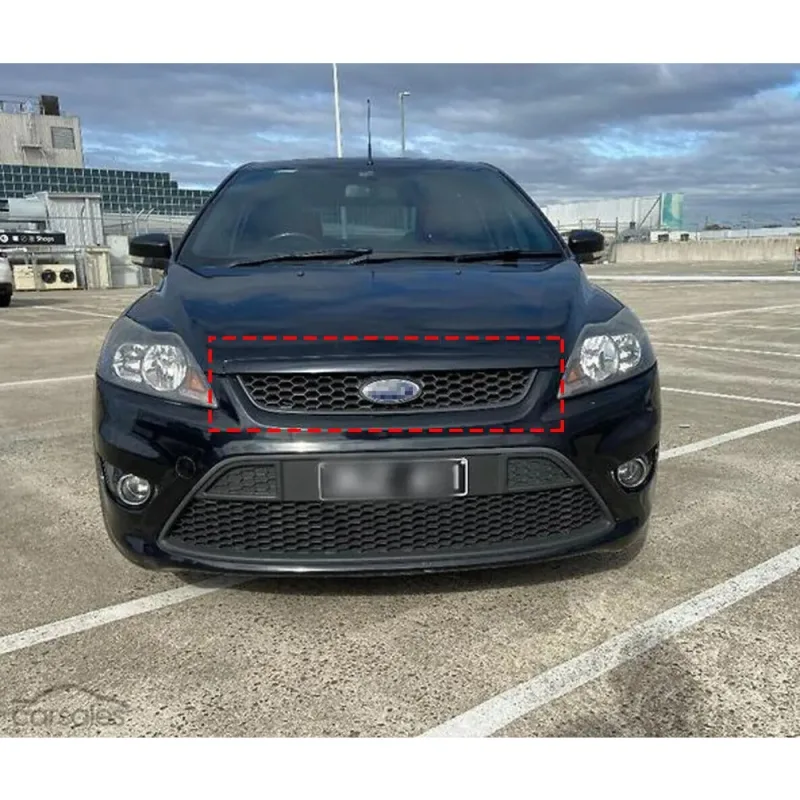 FOR FORD FOCUS MK2.5 MK2 RS ST STYLE SPORT GLOSS BLACK HONEYCOMB FRONT TOP GRILL image 4