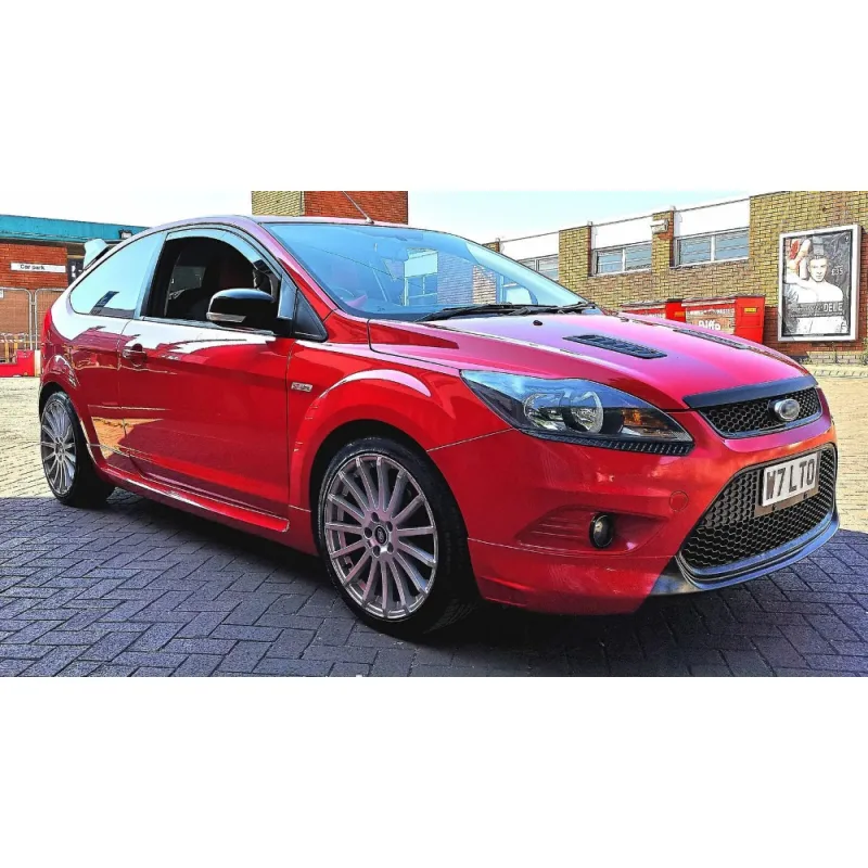 FOR FORD FOCUS MK2.5 MK2 RS ST STYLE SPORT GLOSS BLACK HONEYCOMB FRONT TOP GRILL image 6