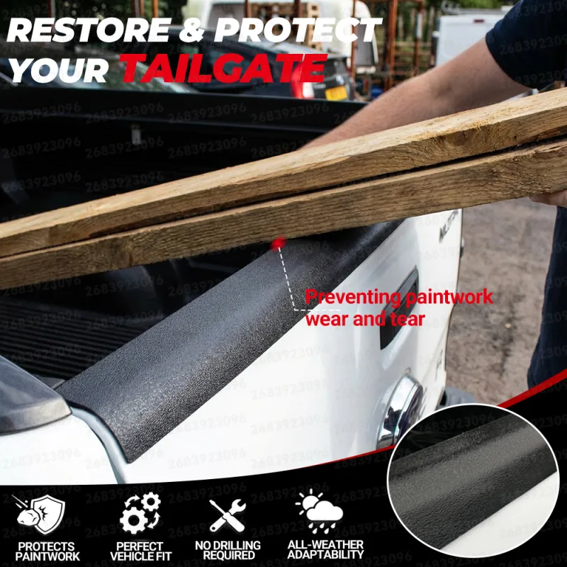 Ford Ranger Tailgate Rail Cover, ABS image 2