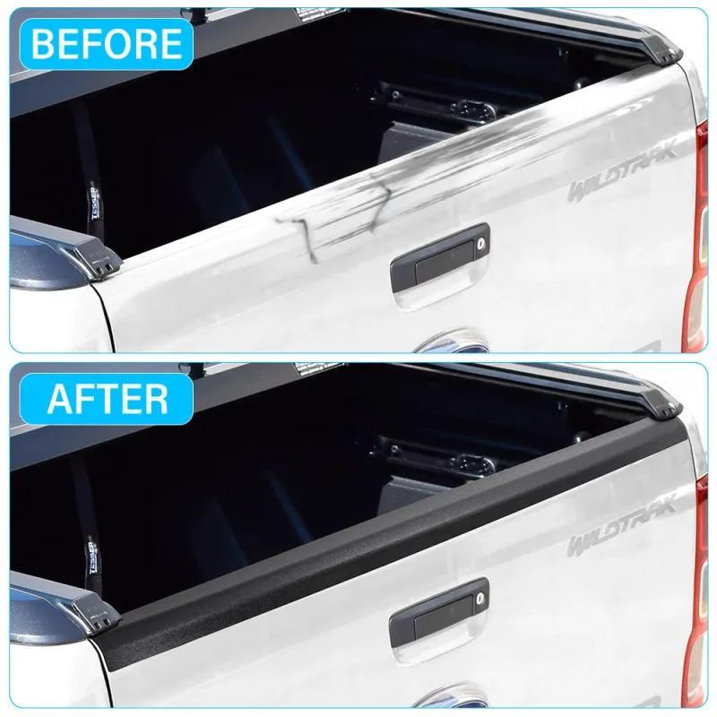 RAIL GUARD CAP PROTECTOR REAR COVER TAIL GATE TRIM FOR FORD RANGER WILDTRAK 2012-2022 PX PX2 PX3 XLT T6 T7 T8 Car Auto P image 3