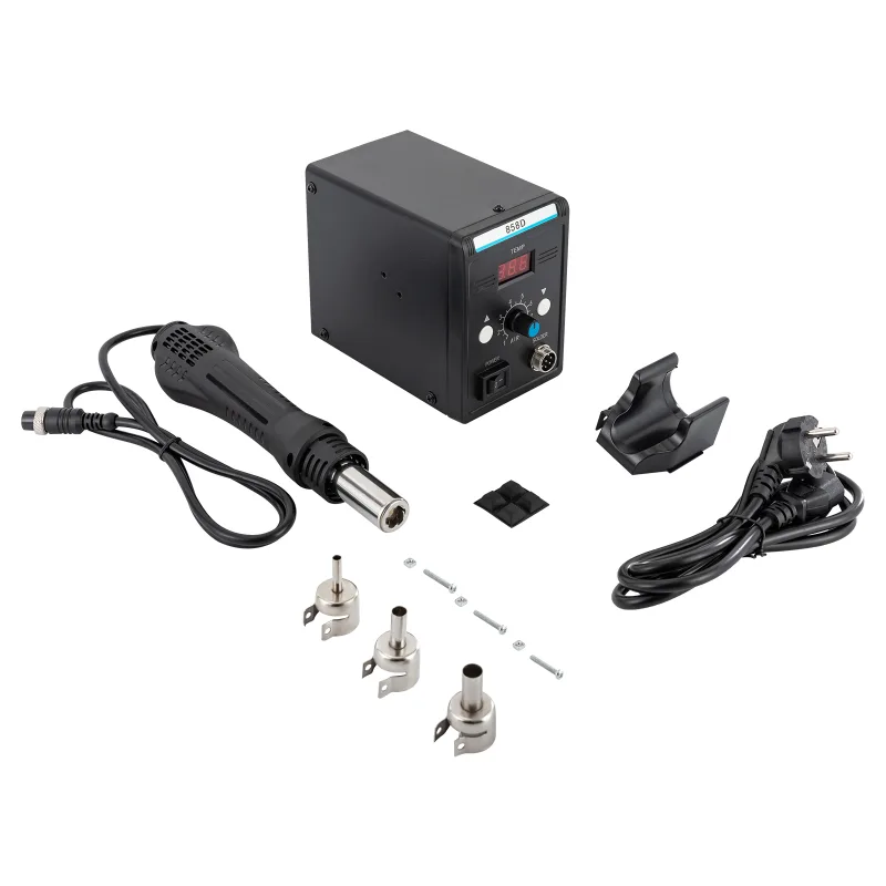 220V SMD Welding Station for Electronic Product Repair and Desoldering Hot Air Station with LED Display Screen image 3