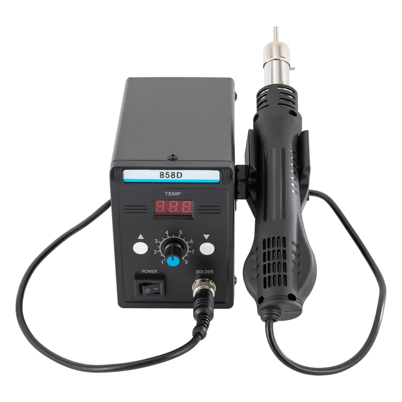 220V SMD Welding Station for Electronic Product Repair and Desoldering Hot Air Station with LED Display Screen image 5