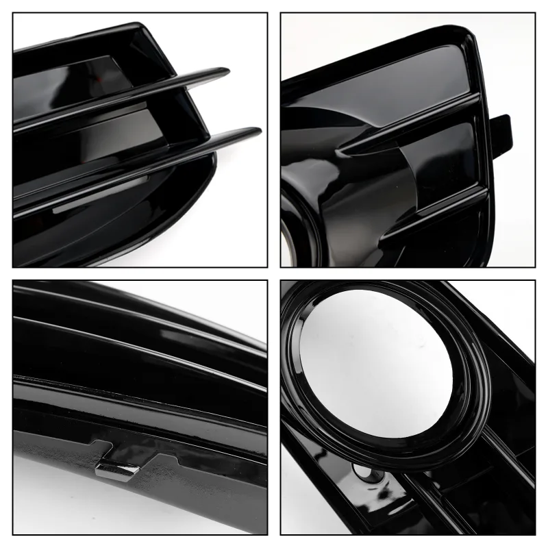 Artudatech Front Lower Bumper Grille Fog Light Cover Fit Audi A3 8P S-Line 2009-2012 image 6