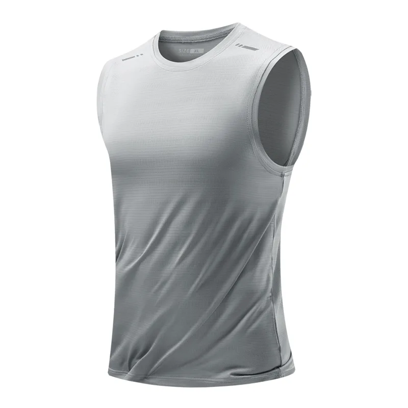 CHRLCK Men's Running Vest Quick Drying Gym Tank top Men Fitness Sleeveless Shirt Male Mesh Breathable Fitness Sports Vest - image 1