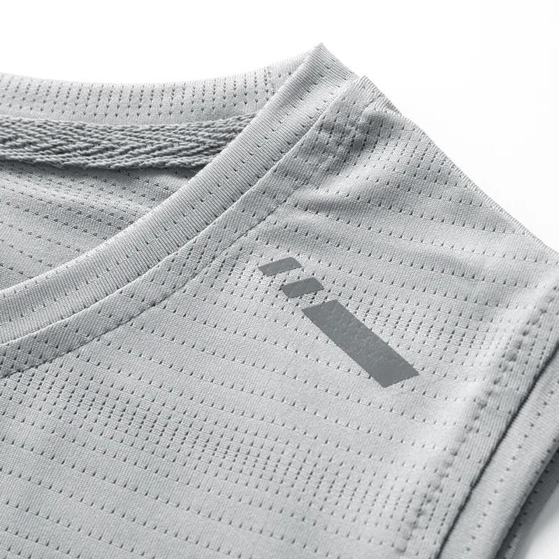 CHRLCK Men's Running Vest Quick Drying Gym Tank top Men Fitness Sleeveless Shirt Male Mesh Breathable Fitness Sports Vest - image 4