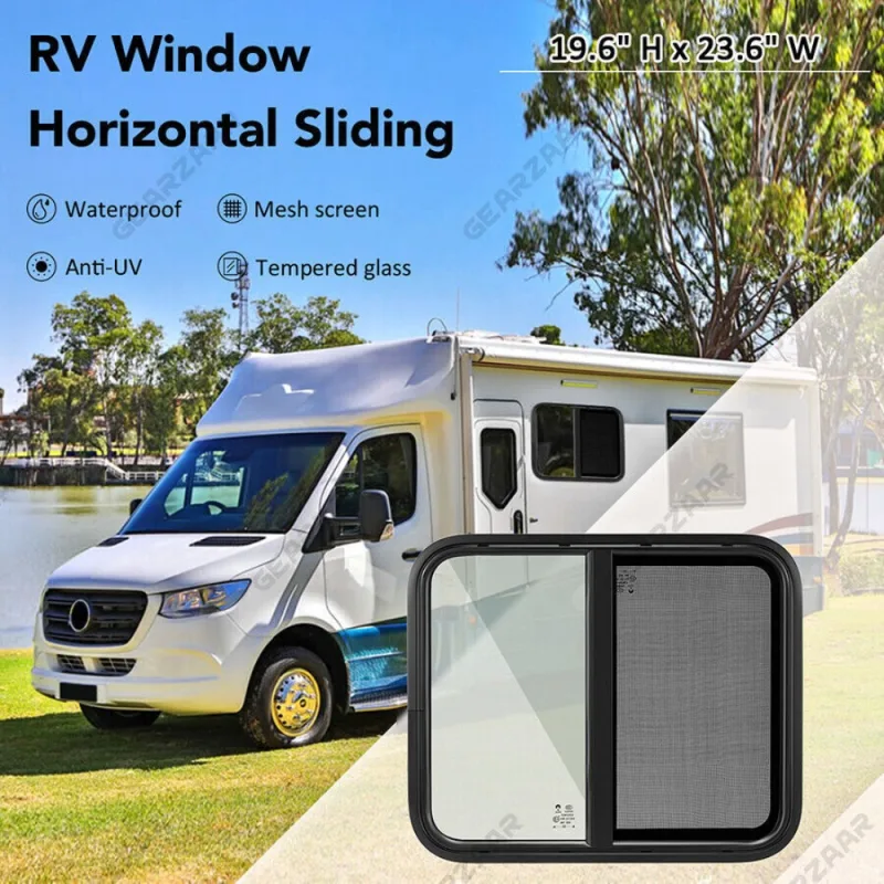 Camper Van Caravan Horsebox Motorhome Conversion Sliding Cassette Windows image 2