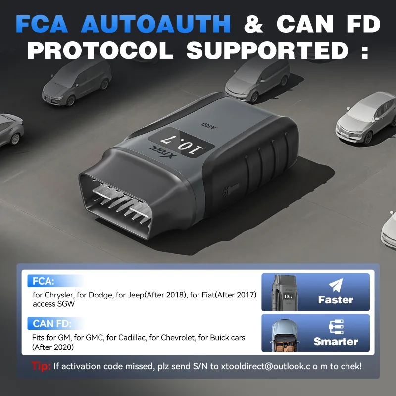 XTOOL Anyscan A30D OBD2 Scanner All System Diagnostic Tool Oil DPF SAS 19+Resets Code Reader with CAN FCA Lifetime Free  image 3