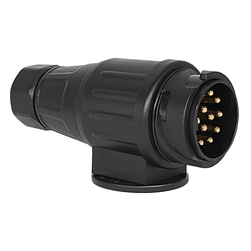 12V 13 Pin Trailer Plug Durable 13 Pole Electrical Caravan Wiring Connector Towing Bar Socket Adapter Car Truck RV Acces image 6