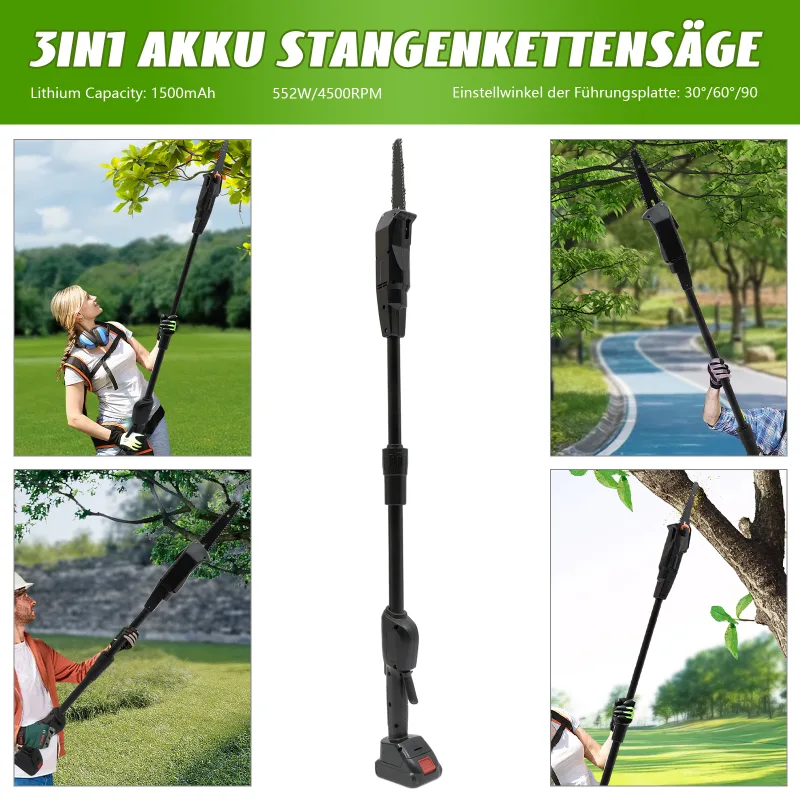 Cordless Pole Saw 2.0m CNCEST image 2