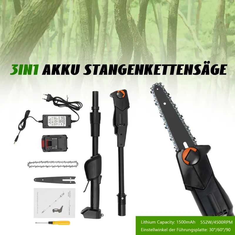 Cordless Pole Saw 2.0m CNCEST image 5