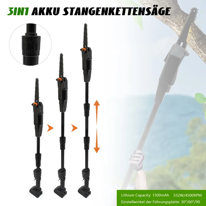 Cordless Pole Saw 2.0m CNCEST image 6