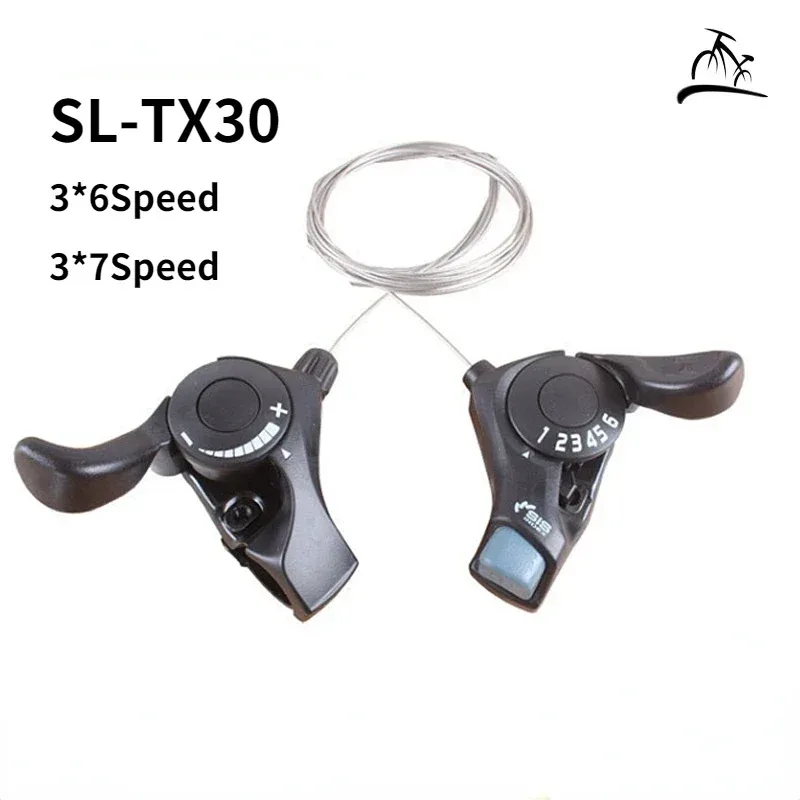 SHIMANO Tourney SL TX30 Bicycle Shift Lever 6/7s 18/21 Speed tx30 shifters Inner gear cable included  shifter 3 speed image 1