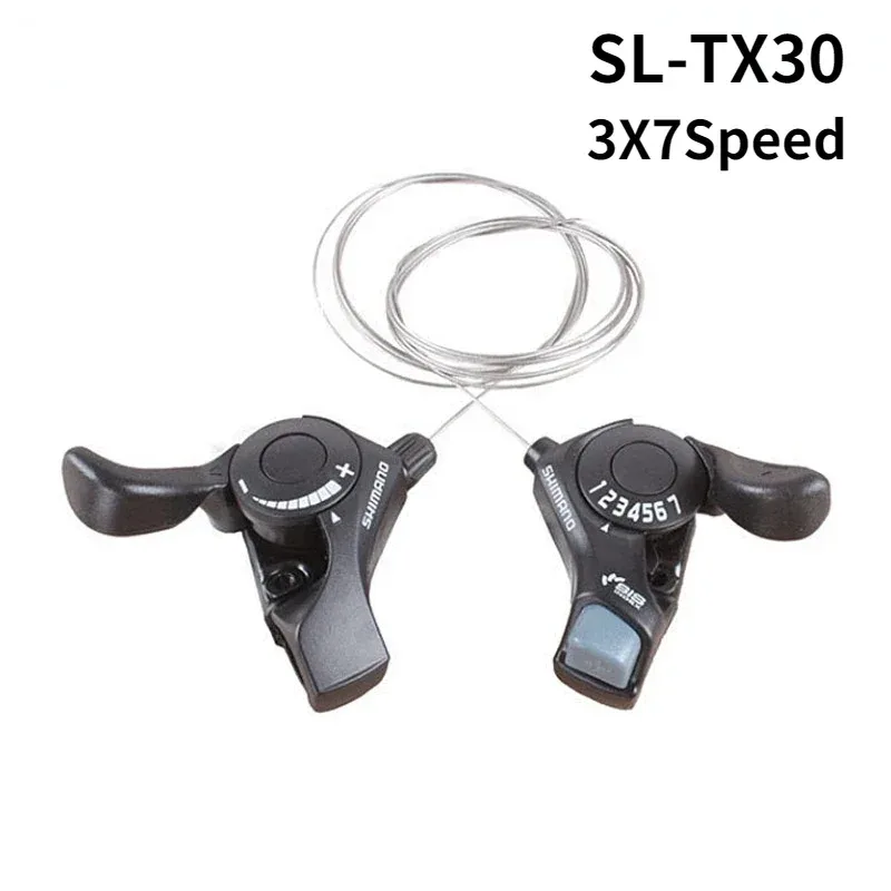 SHIMANO Tourney SL TX30 Bicycle Shift Lever 6/7s 18/21 Speed tx30 shifters Inner gear cable included  shifter 3 speed image 3