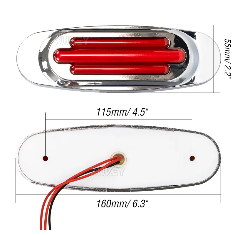 XUKEY Truck Trailer LED Tail Brake Light image 3