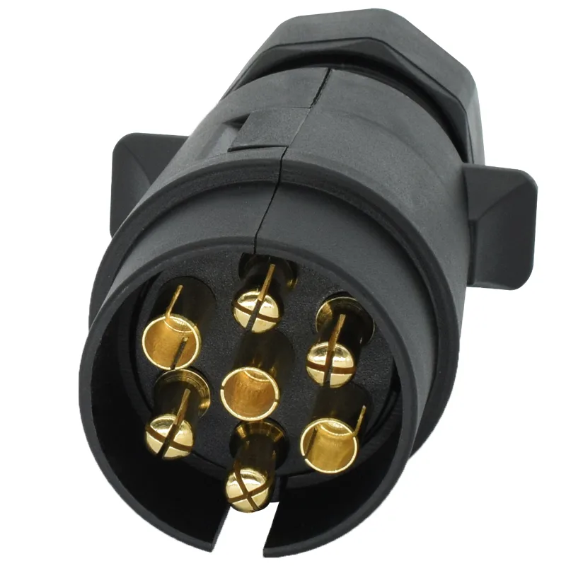 7 Pin 12V Electric Trailer Plug Durable Wiring Connector Adapter Towbar Caravan Boat Horse Box Trailer Lights Car Access image 2