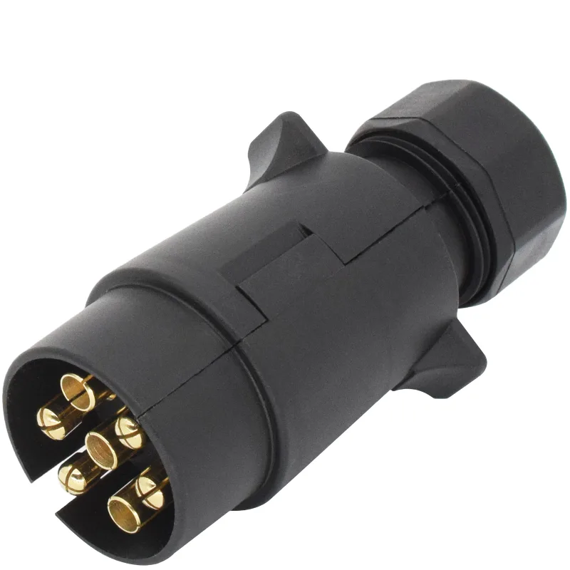 7 Pin 12V Electric Trailer Plug Durable Wiring Connector Adapter Towbar Caravan Boat Horse Box Trailer Lights Car Access image 5