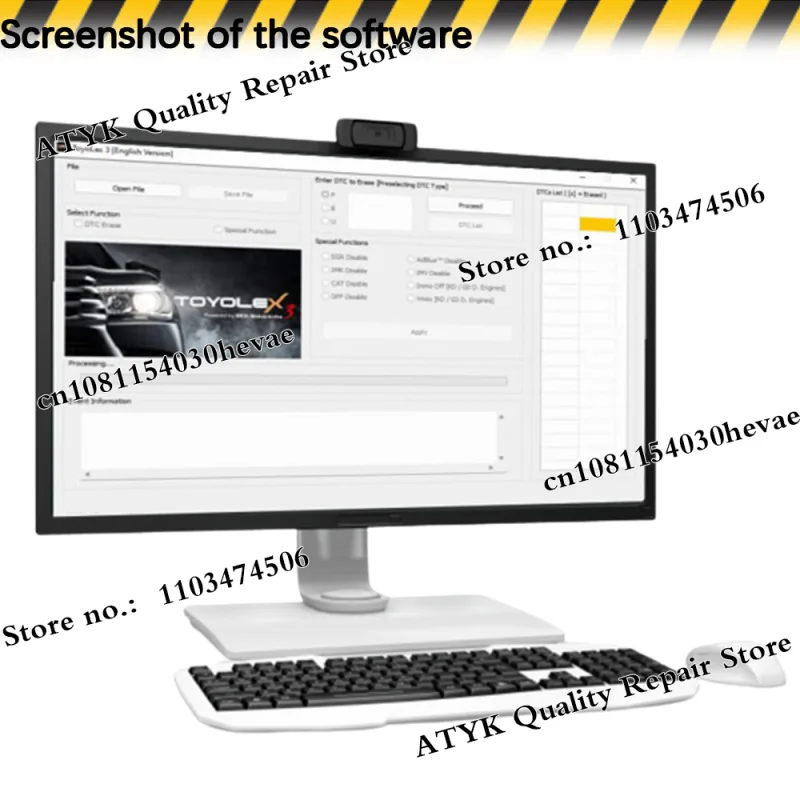 ToyoLex 3 with Unlimited Keygen No need KEYGEN for Lexus Denso Mascheramento DTC Disable Funziona for Kess Ktag Denso IM image 2